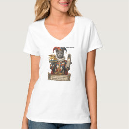 ロシアンブルー・アルレッキーノ猫 Tシャツ