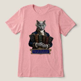 ロシアンブルー・イマニュエル・カント猫 トライブレンドＴシャツ