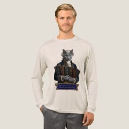 ロシアンブルー・イマニュエル・カント猫 トライブレンドTシャツ