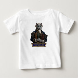 ロシアンブルー・イマニュエル・カント猫 ベビーTシャツ