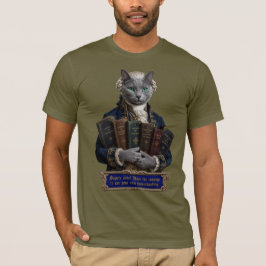 ロシアンブルー・イマニュエル・カント猫 Tシャツ