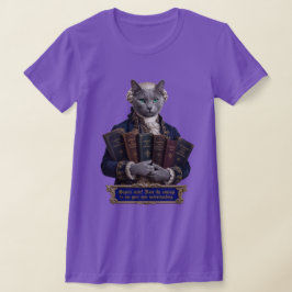 ロシアンブルー・イマニュエル・カント猫 Tシャツ