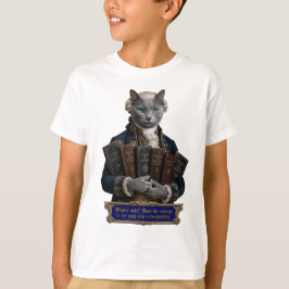 ロシアンブルー・イマニュエル・カント猫 Tシャツ