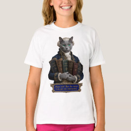 ロシアンブルー・イマニュエル・カント猫 Tシャツ