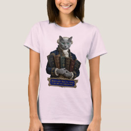ロシアンブルー・イマニュエル・カント猫 Tシャツ