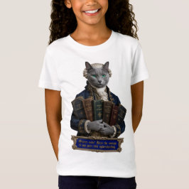 ロシアンブルー・イマニュエル・カント猫 Tシャツ