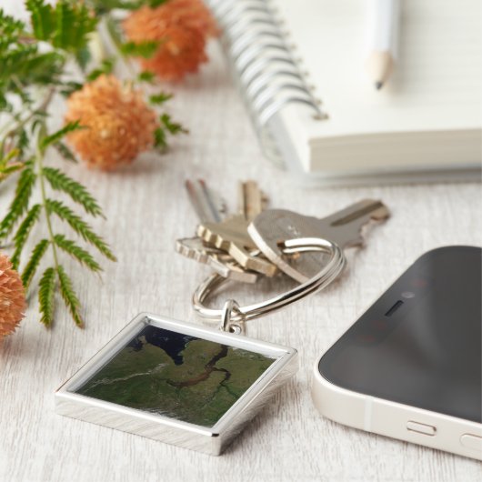 ロシア中北部 キーホルダー (側面)