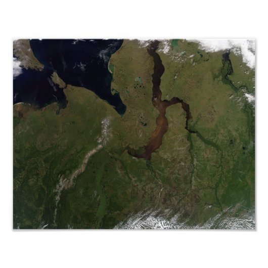 ロシア中北部 フォトプリント            (正面)