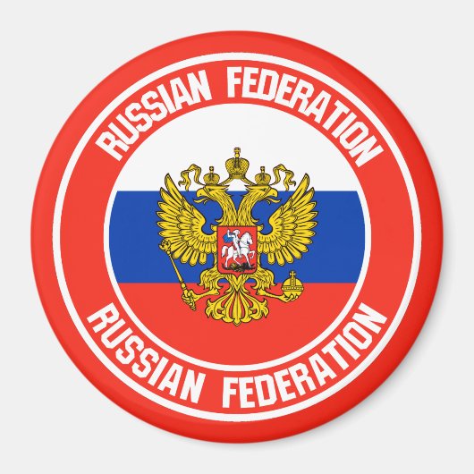ロシア丸エンブレム マグネット (正面)