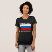 ロシア人がやった…鉄拳で Tシャツ (正面フル)