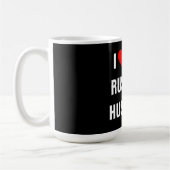 "ロシア人の旦那が大好き" Tシャツ コーヒーマグカップ (左)