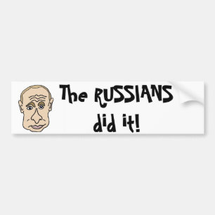 ロシア人はそれをPutinの漫画しました バンパーステッカー