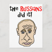ロシア人はそれをPutinの漫画しました ポストカード (正面)