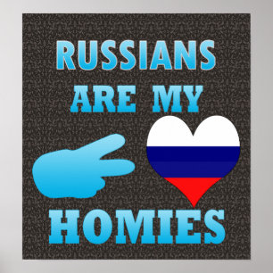 ロシア人は僕の家だ ポスター