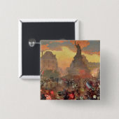 ロシア人を記念するパリのカーニバル 缶バッジ (正面&裏面)