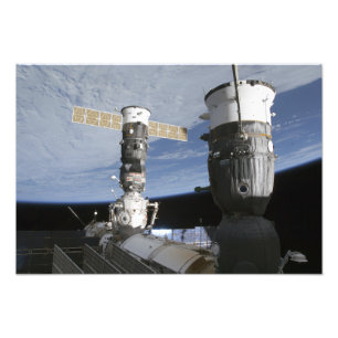 ロシア人Soyuzおよび進歩の宇宙船 フォトプリント