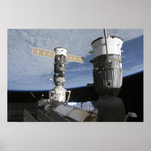 ロシア人Soyuzおよび進歩の宇宙船 ポスター