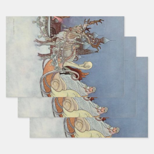 ロシア出身のチャールズ・ロビンソン『幸福の王子』 ラッピングペーパーシート (セット)