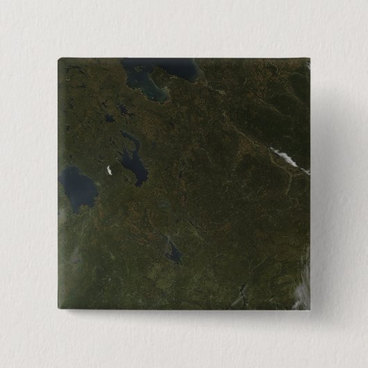 ロシア北西部紅葉 缶バッジ (正面)