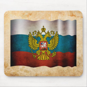 ロシア吹国旗 マウスパッド