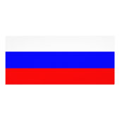 ロシア国旗が付いたラックカード ラックカード (裏面)