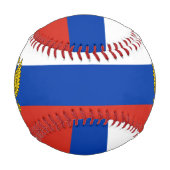 ロシア国旗とコート・オブ・アームズ 野球ボール (裏面)