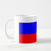 ロシア国旗とマグカップ コーヒーマグカップ (左)