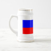 ロシア国旗とマグカップ ビールジョッキ (左)