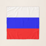 ロシア国旗と四角いスカーフ スカーフ<br><div class="desc">ロシアのエレガント国旗と愛国的な四角いスカーフ。この製品はカスタマイズ可能。</div>