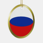 ロシア国旗のオーナメント セラミックオーナメント (右)