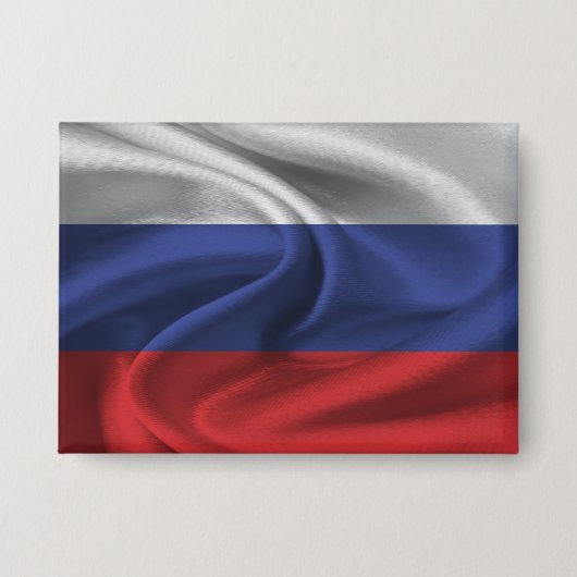 ロシア国旗のボタン 缶バッジ (正面)