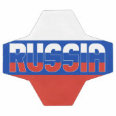 ロシア国旗の愛らしい愛国心 サッカーボール (フラット)