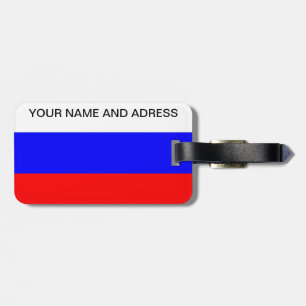 ロシア国旗の荷物タグ ラゲッジタグ