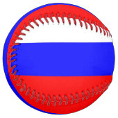 ロシア国旗を持つ愛国的なソフトボール ソフトボール (正面左)