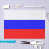 ロシア国旗を持つ愛国的ティッシュペーパー 薄葉紙 (クラフト)