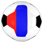 ロシア国旗を掲げた愛国的なサッカーボール サッカーボール (回転)