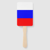 ロシア国旗を掲げた手扇一組 ハンドファン (裏面)