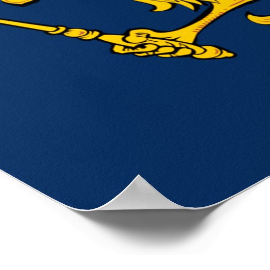 ロシア国旗インペリアルイーグル正ロシアの統 ポスター (角)