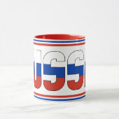 ロシア国旗愛国コーヒー マグカップ (中央)