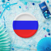 ロシア国旗紙プレート ペーパープレート (パーティー)