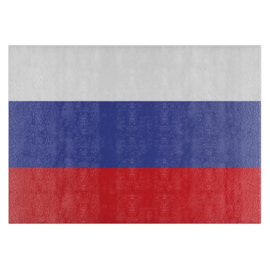 ロシア国旗 カッティングボード (正面)