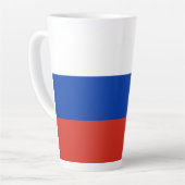 ロシア国旗 カフェラテマグ (左アングル)