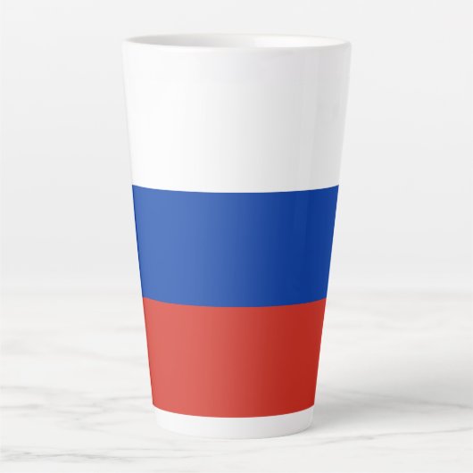 ロシア国旗 カフェラテマグ (正面)