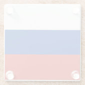 ロシア国旗 ガラスコースター (裏面)