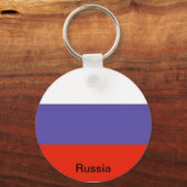 ロシア国旗 キーホルダー (正面)