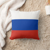 ロシア国旗 クッション (ブランケット)