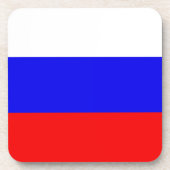 ロシア国旗 コースター (正面)