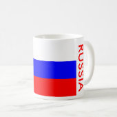 ロシア国旗 コーヒーマグカップ (正面右)