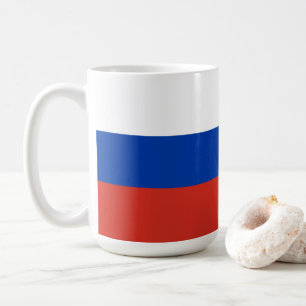 ロシア国旗 コーヒーマグカップ