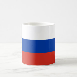 ロシア国旗 コーヒーマグカップ
